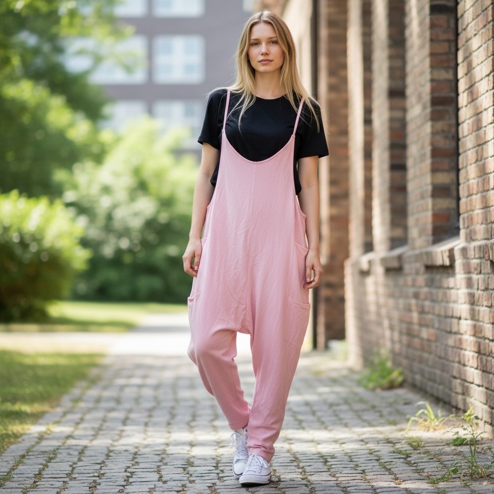 Pink Jumpsuit - Picture 2 of 5